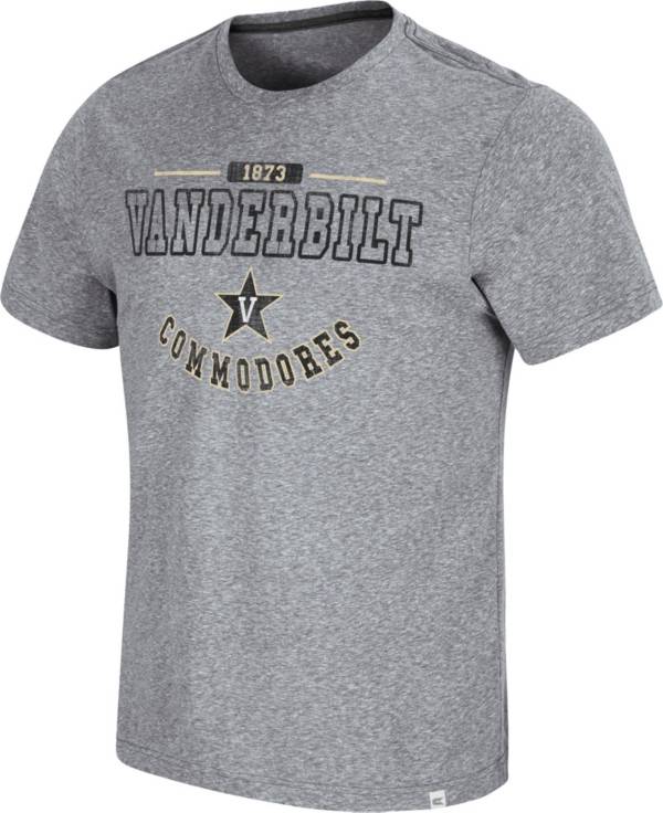 Colosseum Men's Vanderbilt Commodores Grey Tannen T-Shirt