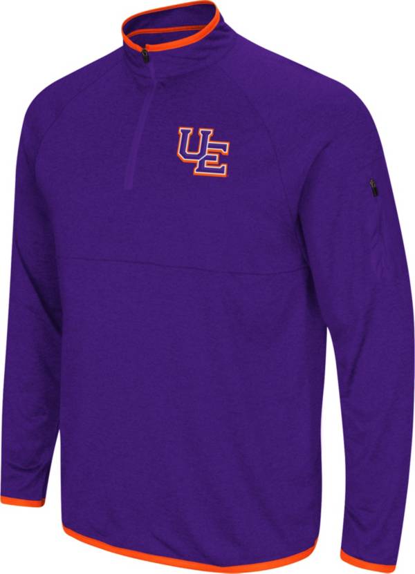 Colosseum Men's Evansville Purple Aces Purple Rival Quarter-Zip Pullover Shirt