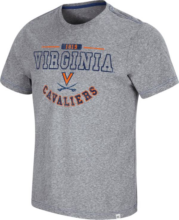 Colosseum Men's Virginia Cavaliers Grey Tannen T-Shirt