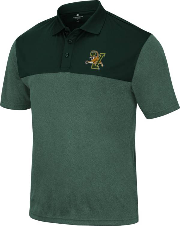 Colosseum Men's Vermont Catamounts Green Polo