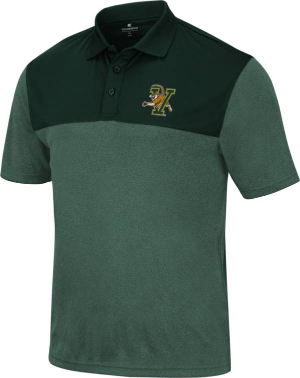 Colosseum Men's Vermont Catamounts Green Polo product image