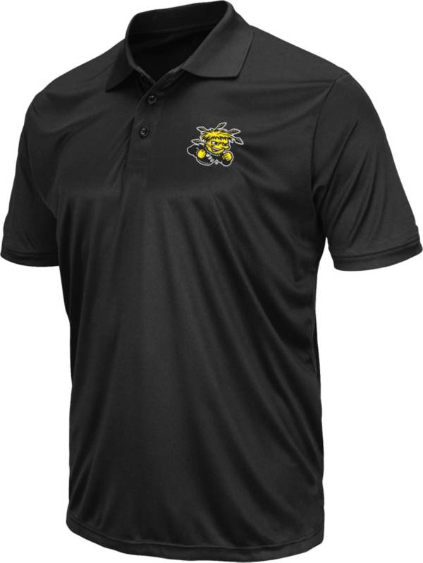 Colosseum Men's Wichita State Shockers Black Polo