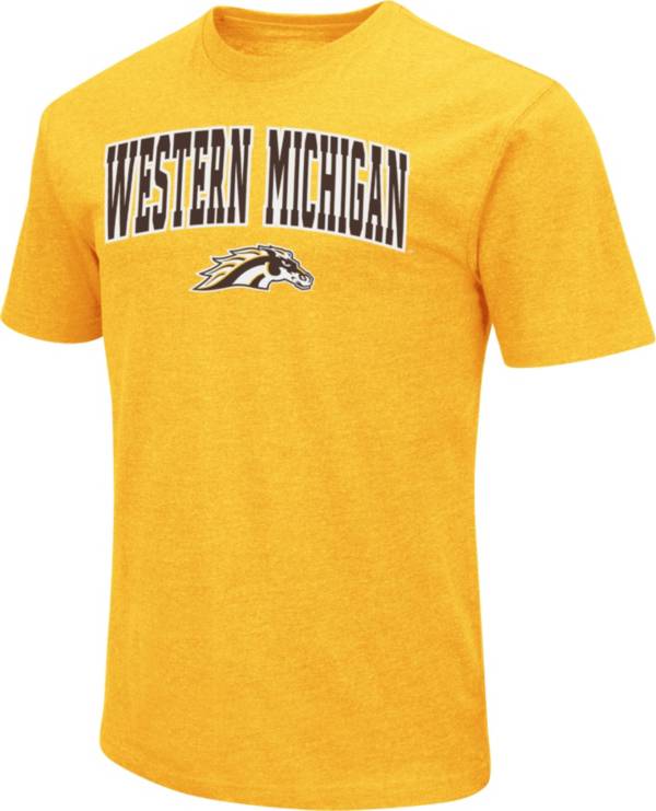 Colosseum Men's Western Michigan Broncos Gold Dual Blend T-Shirt