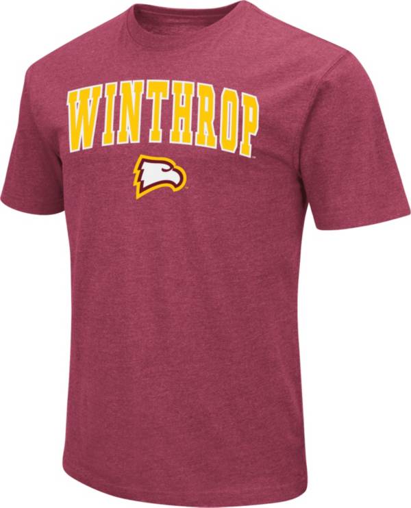 Colosseum Men's Winthrop Eagles Garnet Dual Blend T-Shirt