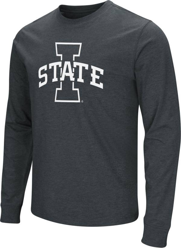 Colosseum Men's Iowa State Cyclones Black Playbook Long Sleeve T-Shirt product image
