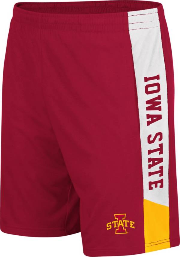 Colosseum Men's Iowa State Cyclones Cardinal Wonkavision Shorts