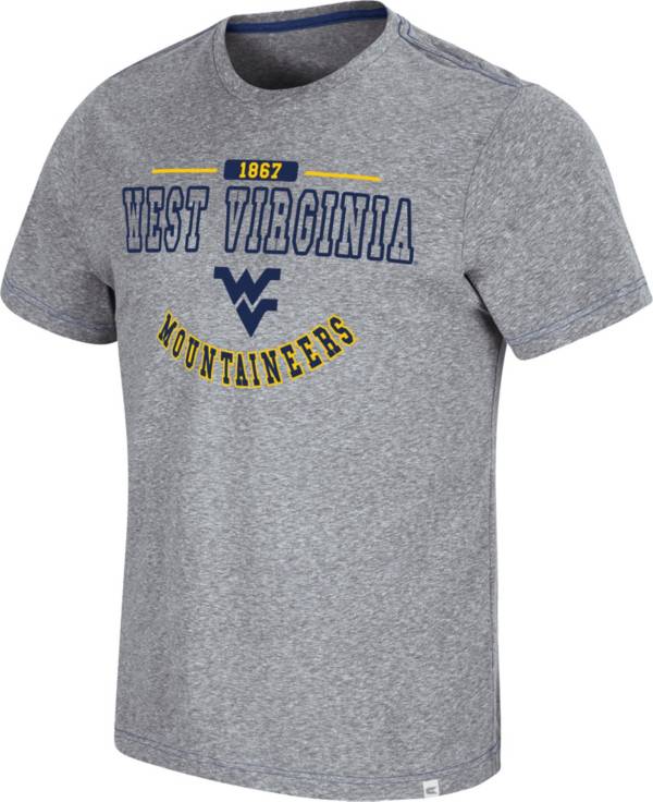 Colosseum Men's West Virginia Mountaineers Grey Tannen T-Shirt