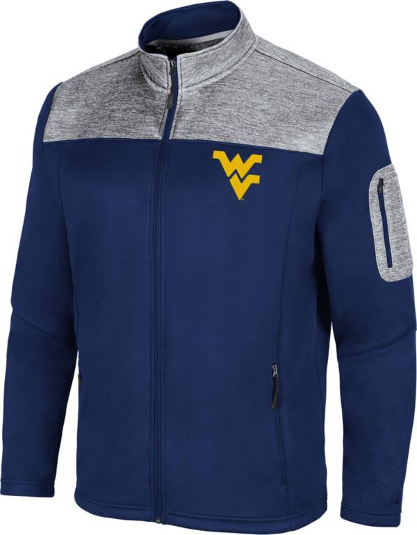 Colosseum Men's West Virginia Mountaineers Blue Third Wheel Full-Zip Jacket