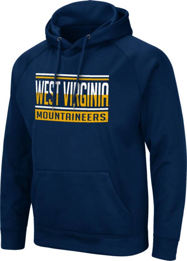 Colosseum Men's West Virginia Mountaineers Blue Pullover Hoodie