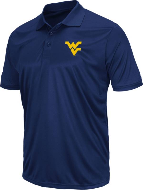Colosseum Men's West Virginia Mountaineers Blue Polo product image