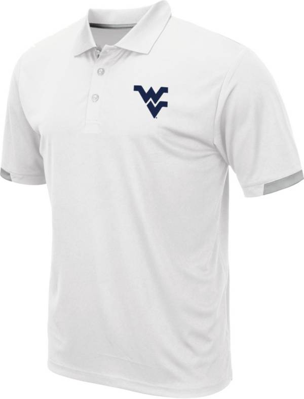 Colosseum Men's West Virginia Mountaineers White Polo