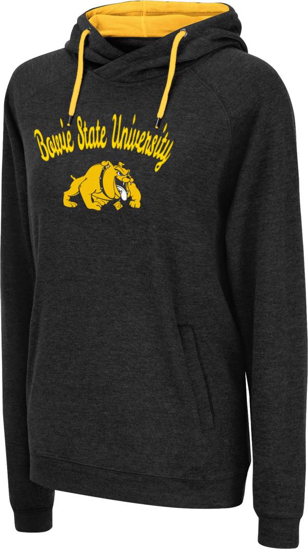 Colosseum Women's Bowie State Bulldogs Black Pullover Hoodie