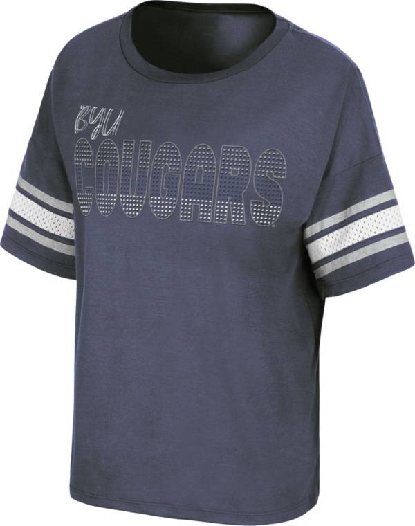 Colosseum Women's BYU Cougars Blue Janis T-Shirt