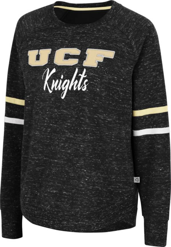 Colosseum Women's UCF Knights Black Beach Break Pullover Sweatshirt