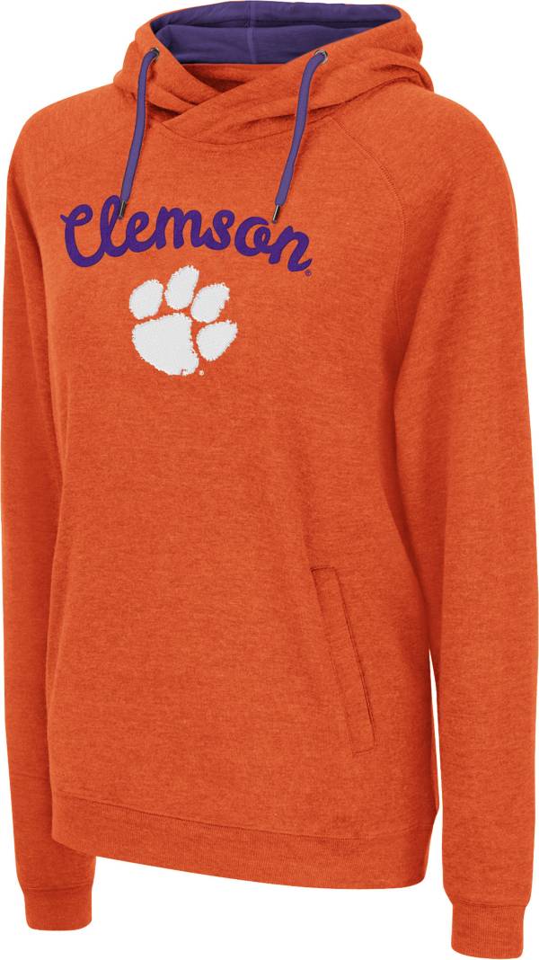 Colosseum Women's Clemson Tigers Orange Pullover Hoodie