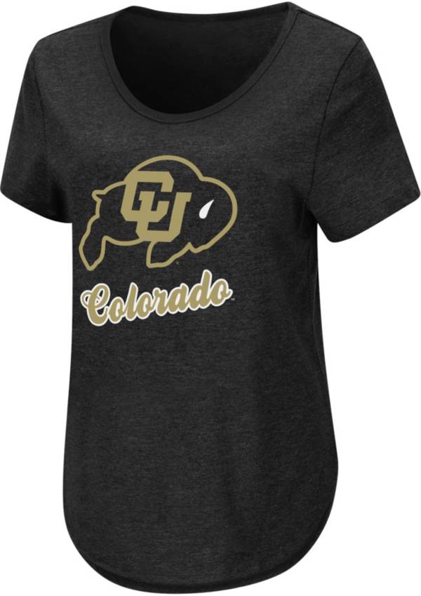 Colosseum Women's Colorado Buffaloes Black T-Shirt