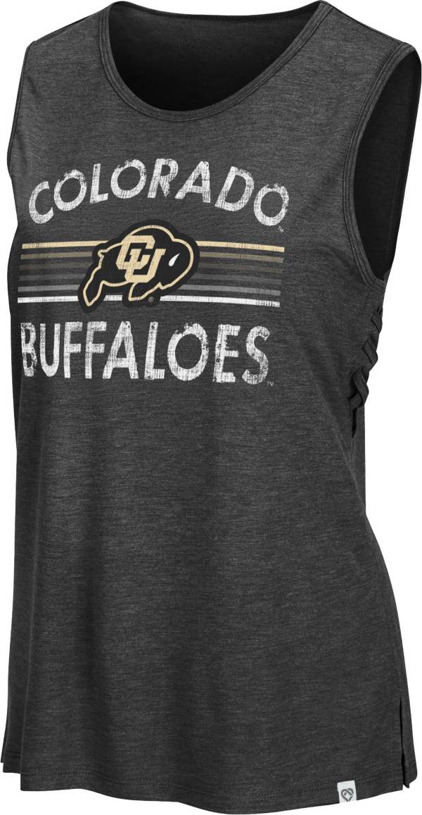 Colosseum Women's Colorado Buffaloes Black Coach Carr Tank Top