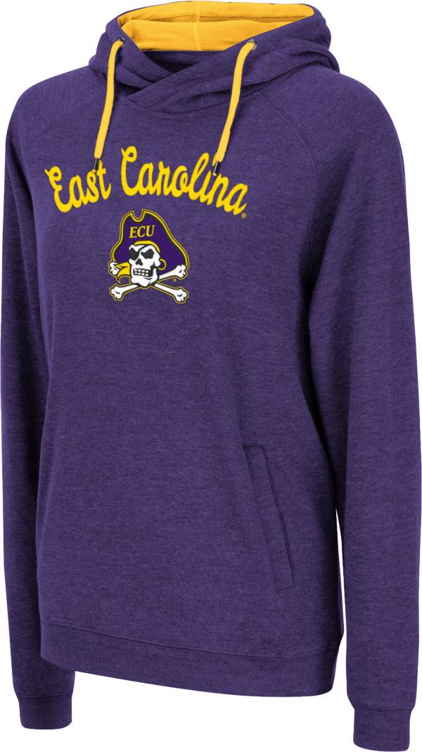 Colosseum Women's East Carolina Pirates Purple Pullover Hoodie