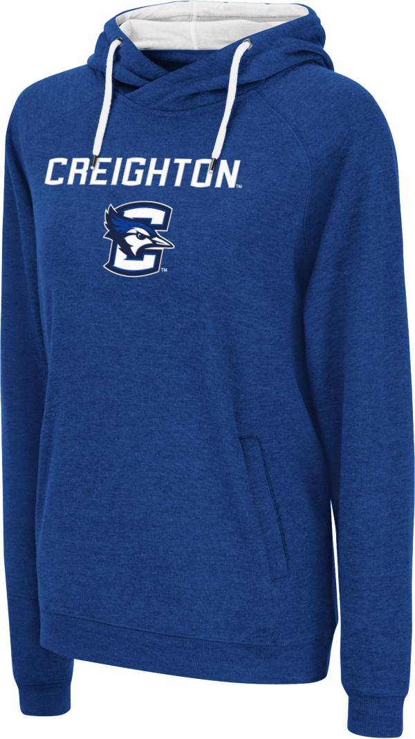 Colosseum Women's Creighton Bluejays Blue Pullover Hoodie