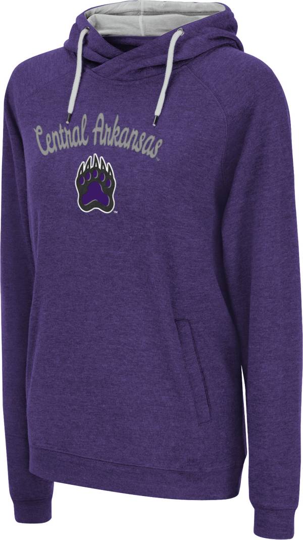 Colosseum Women's Central Arkansas Bears Purple Pullover Hoodie