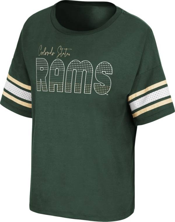 Colosseum Women's Colorado State Rams Green Janis T-Shirt