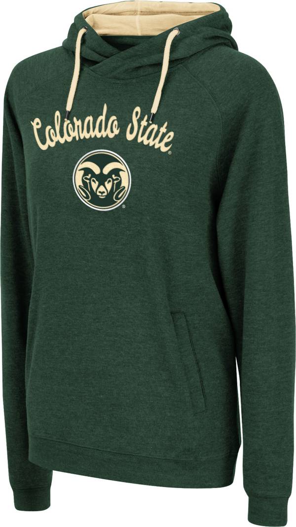 Colosseum Women's Colorado State Rams Green Pullover Hoodie