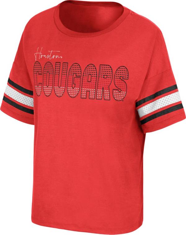 Colosseum Women's Houston Cougars Red Janis T-Shirt