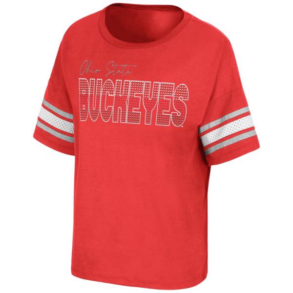 Colosseum Women's Ohio State Buckeyes Scarlet Janis T-Shirt