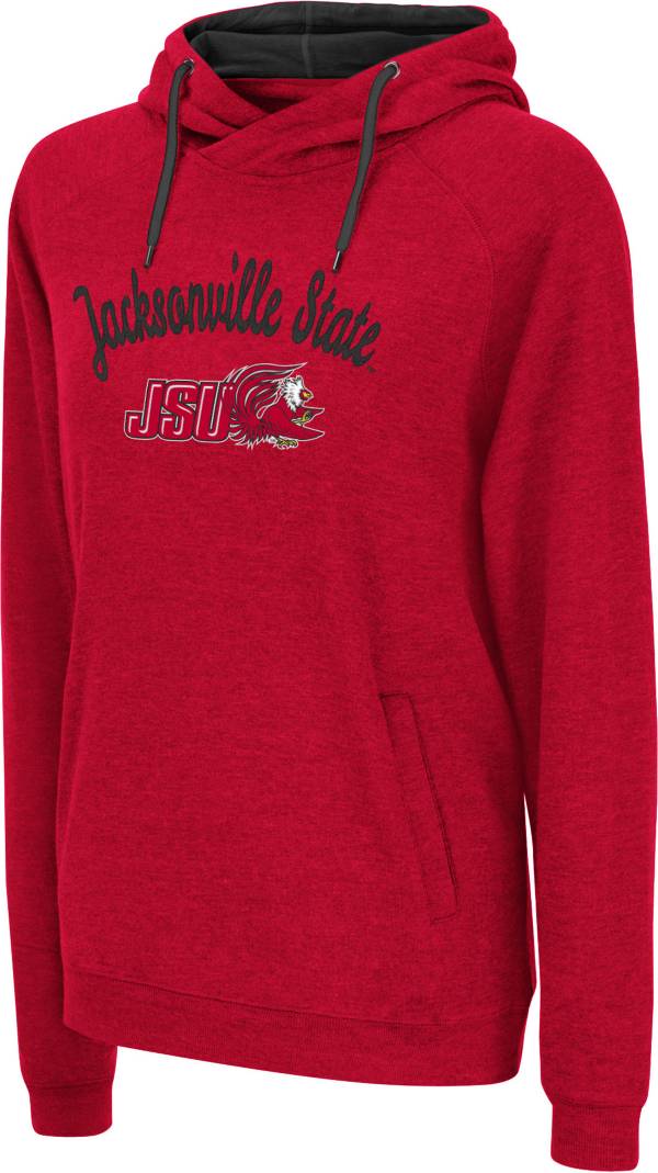 Colosseum Women's Jacksonville State Gamecocks Red Pullover Hoodie