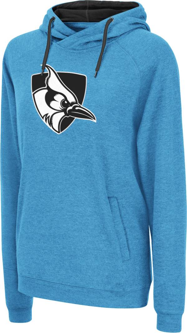 Colosseum Women's Johns Hopkins Blue Jays Columbia Blue Pullover Hoodie
