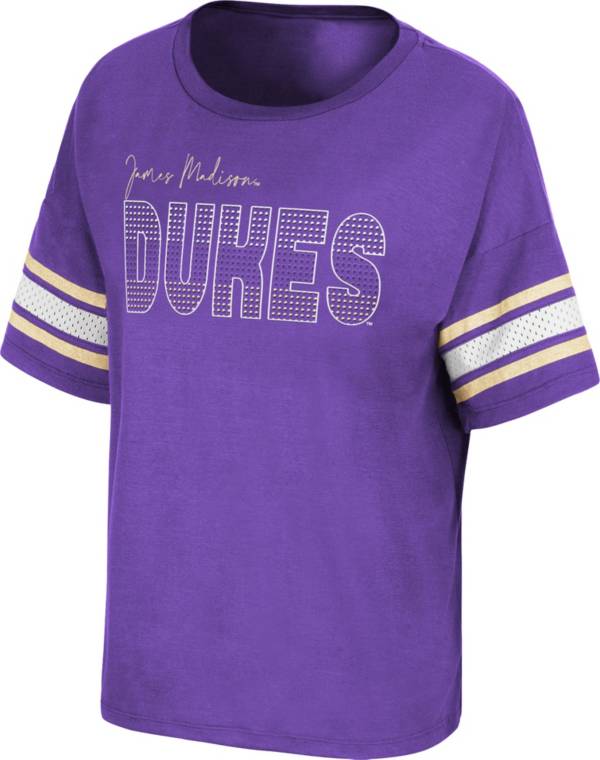 Colosseum Women's James Madison Dukes Purple Janis T-Shirt