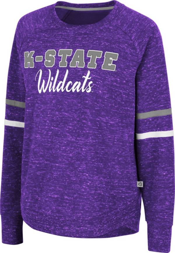 Colosseum Women's Kansas State Wildcats Purple Beach Break Pullover Sweatshirt product image