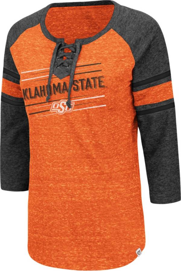 Colosseum Women's Oklahoma State Cowboys Orange Pasadena ¾ Sleeve T-Shirt