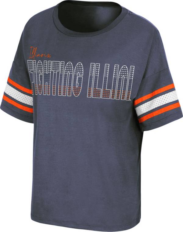 Colosseum Women's Illinois Fighting Illini Blue Janis T-Shirt