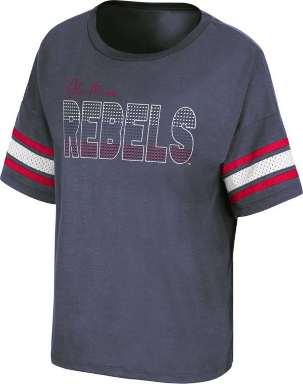 Colosseum Women's Ole Miss Rebels Blue Janis T-Shirt