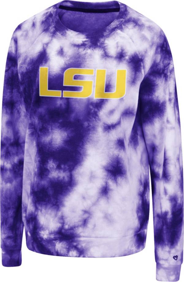 Colosseum Women's LSU Tigers Purple Pullover Hoodie