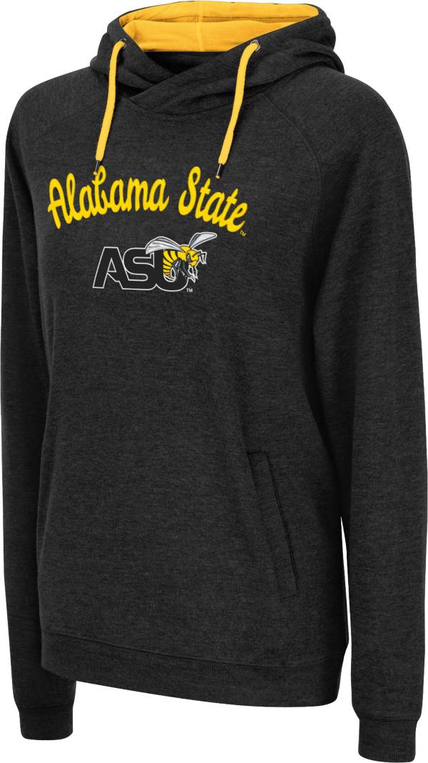 Colosseum Women's Alabama State Hornets Black Pullover Hoodie