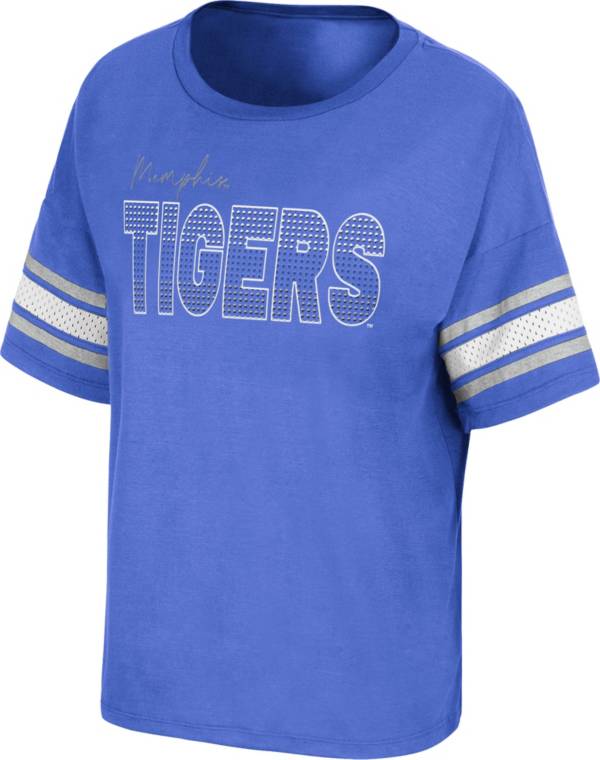 Colosseum Women's Memphis Tigers Blue Janis T-Shirt