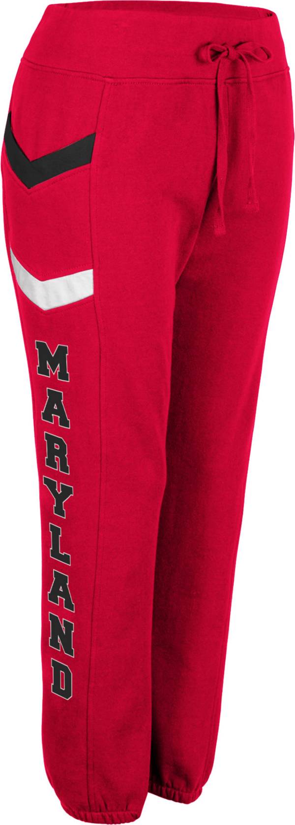 Colosseum Women's Maryland Terrapins Red Kripke Joggers