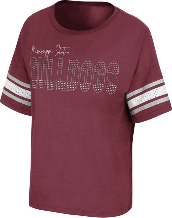 Colosseum Women's Mississippi State Bulldogs Maroon Janis T-Shirt