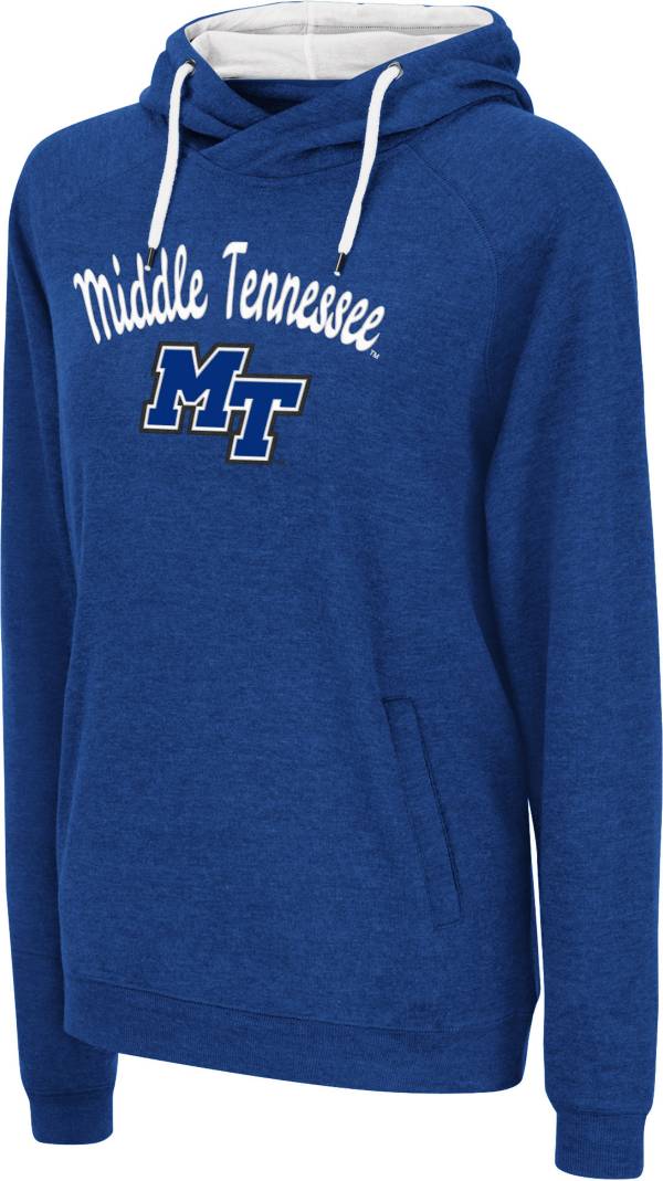 Colosseum Women's Middle Tennessee State Blue Raiders Blue Pullover Hoodie