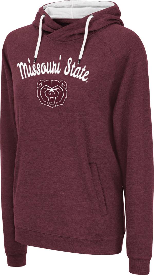 Colosseum Women's Missouri State Bears Maroon Funnel Pullover Hoodie