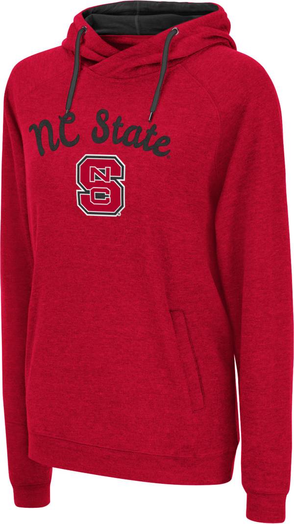 Colosseum Women's NC State Wolfpack Red Pullover Hoodie