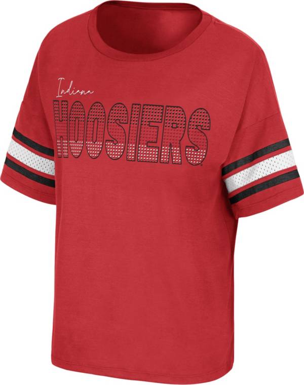 Colosseum Women's Indiana Hoosiers Crimson Janis T-Shirt