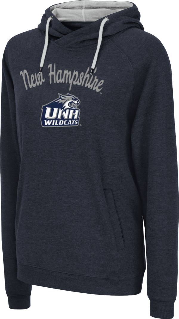 Colosseum Women's New Hampshire Wildcats Blue Pullover Hoodie