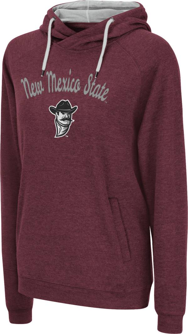 Colosseum Women's New Mexico State Aggies Crimson Pullover Hoodie