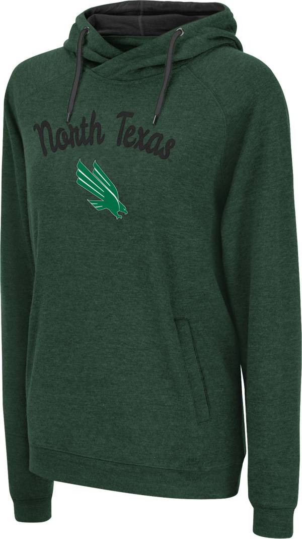 Colosseum Women's North Texas Mean Green Green Pullover Hoodie