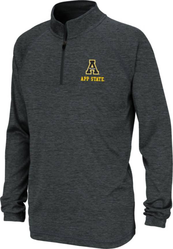 Colosseum Women's Appalachian State Mountaineers Black Stingray Quarter-Zip Shirt