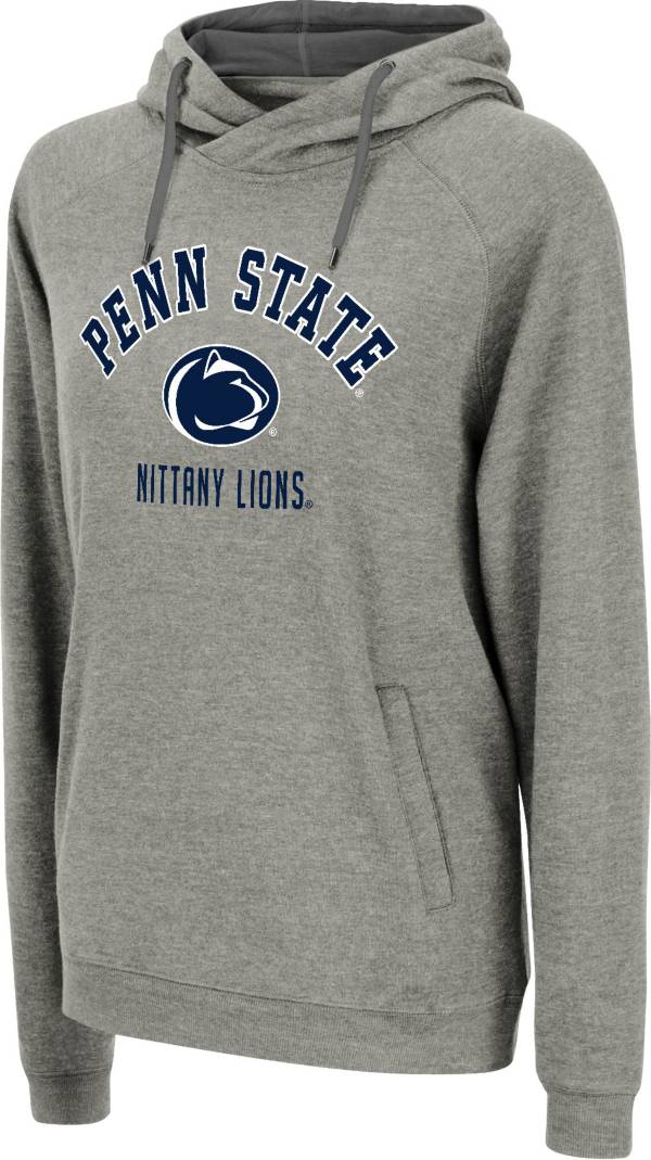 Colosseum Women's Penn State Nittany Lions Grey Pullover Hoodie
