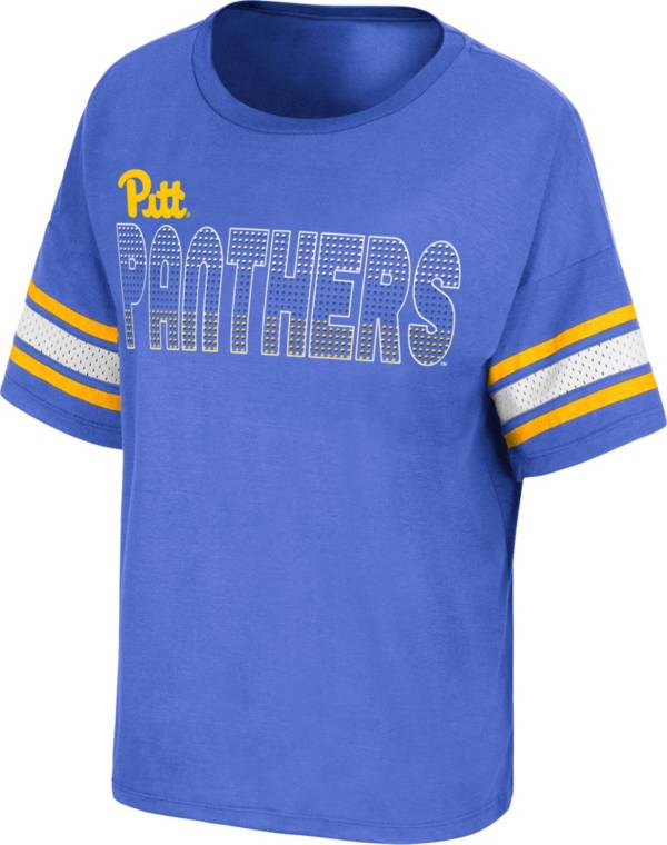 Colosseum Women's Pitt Panthers Blue Janis T-Shirt